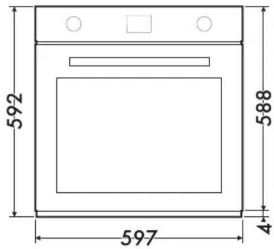 SMEG SFP125PZE - Dichtung der Bedienblende - 5