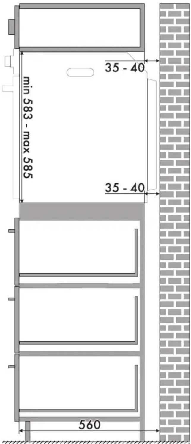 SMEG SFP125PZE - Dichtung der Bedienblende - 15