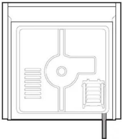 SMEG SF6341GVXD - Anordnung des Versorgungskabels - 1