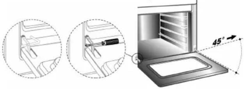 SMEG CS150-6 - Ausbau der Gerätetür - 1