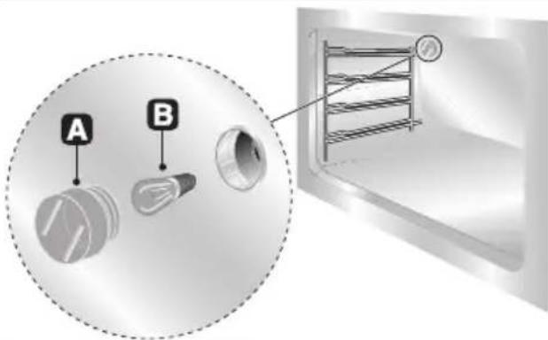 SMEG SC109NE2 - Austauschen der Lampe der Innenbeleuchtung - 1