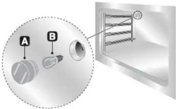 SMEG S709X.7 - Austauschen der Backofenlampe - 1