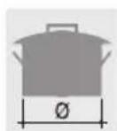 SMEG PDXF30SNL - ∅ MIN. UND MAX. (IN CM) - 1
