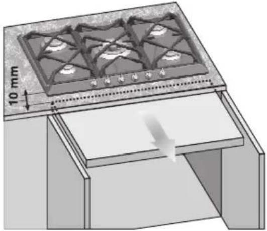 SMEG GKCO755 - Befestigung im Unterbau - 3