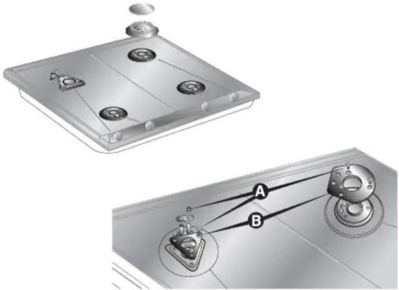SMEG GKCO643 - Ausbau der Platte - 1