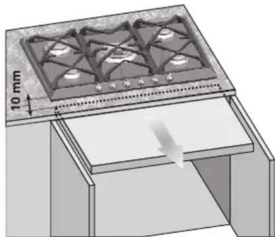 SMEG GKCO955 - Befestigung im Unterbau - 3