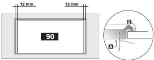 SMEG GKCO955 - Befestigung im Unterbau - 2