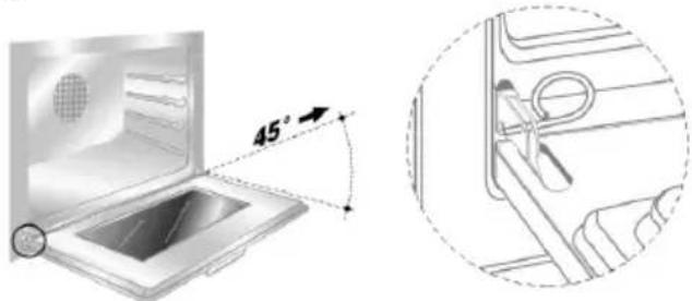 SMEG CS-18A-5 - Entfernen der Backofentür - 1