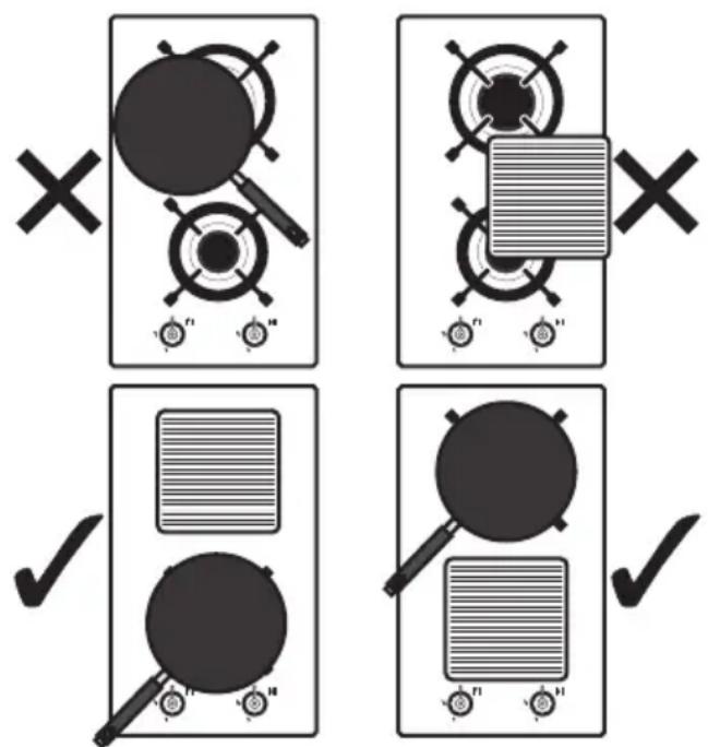 SMEG PV695LCNXDE - Tipps zur Verwendung des Kochfeldes - 2