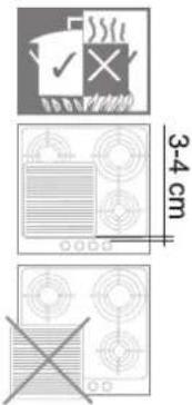 SMEG PTV705NL - Praktische Hinweise für den Gebrauch der Brenner - 1