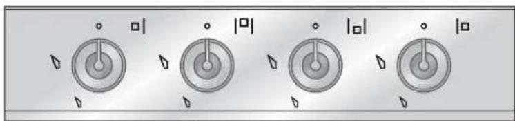 SMEG PTS726NL - Die Bedienblende - 1