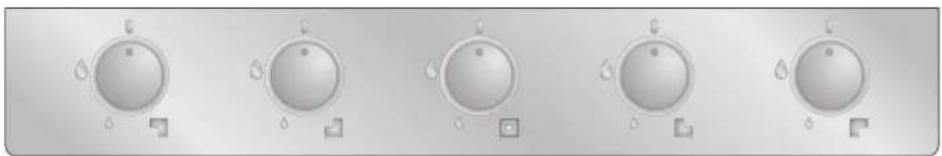 SMEG PNL705VT - Die Schalterblende - 2