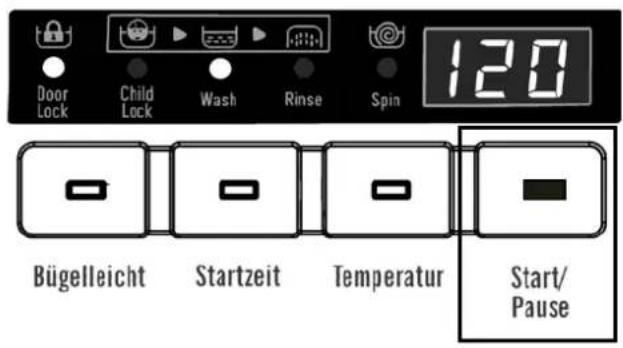 Laurus LWM O1449 A+ LED - Taste Start / Pause - 2
