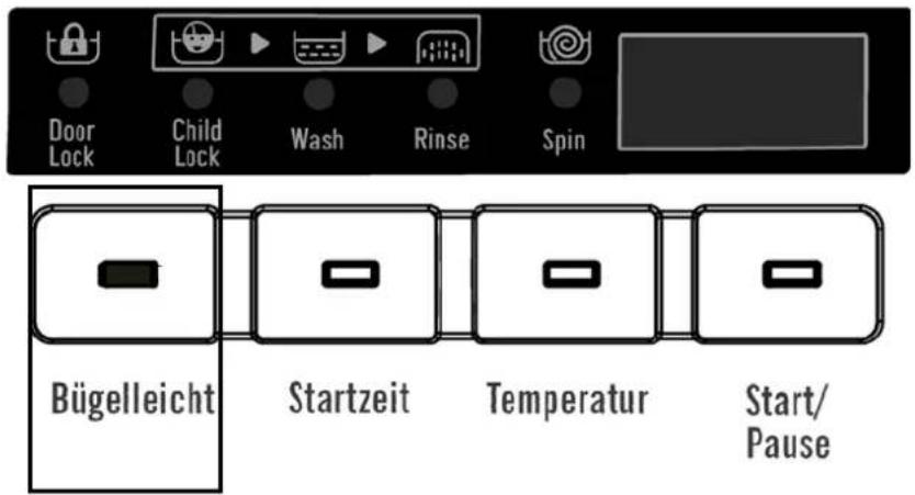 Laurus LWM O1449 A+ LED - Zusatzfunktion Leichtes Bügeln - 1