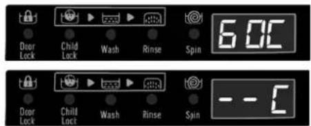 Laurus LWM O1449 A+ LED - 1- Auswahl der Waschwassertemperatur - 3