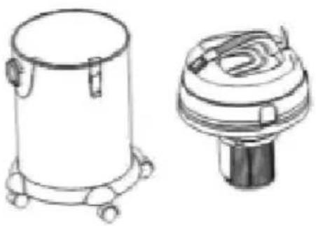 Eurom 1220 - Emptying of the barrel - 1