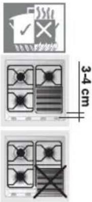 SMEG SRV564EBNE - Praktische Hinweise für den Gebrauch der Brenner - 1