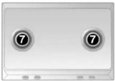 SMEG SNL70X - Anordnung der Brenner auf der Kochmulde - 1