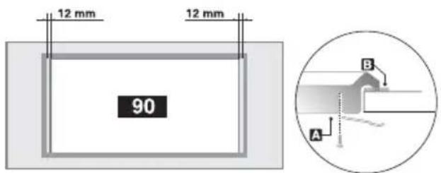 SMEG SE97CXG - Befestigung im Unterbau - 2