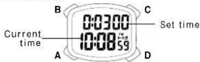 Lorus Y737 - ■ TIMER MODE - 1