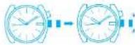 Lorus PC33 - How to set the day and date - 1