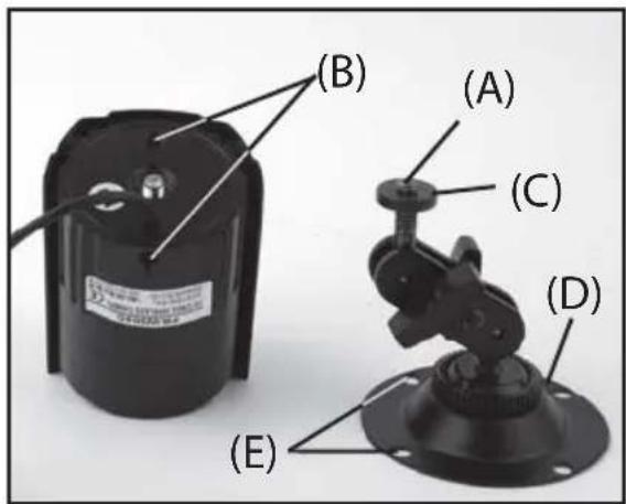 Tevion SC-1 WR - Fitting stand to camera - 1