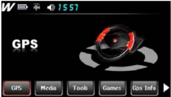 W 1557 GPS GPS Media Tools Games GPS Info