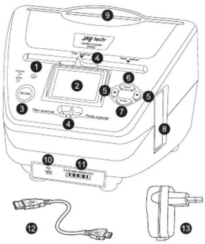 Jay-Tech PS970 - Geräteteile - 1
