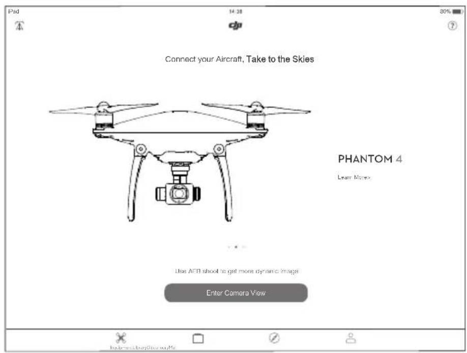 DJI Phantom 4 4K - „DJI GO“-App - 1