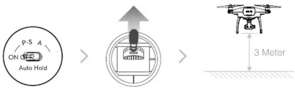 P-S A ON OFF Auto Hold 3 Meter