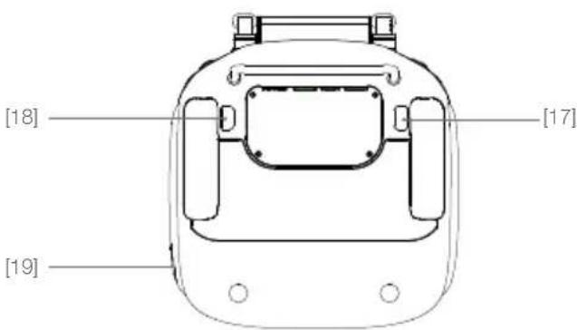DJI Phantom 4 4K - Zeichnung der Fernbedienung - 3