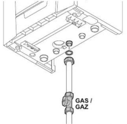 Remeha Tzerra M 15 DS - Gasanschluss - 1