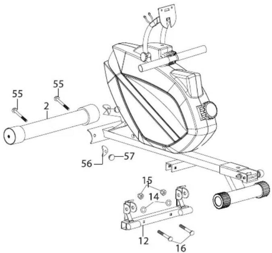 SportPlus SP-MR-008 - MONTAGEANLEITUNG - 1