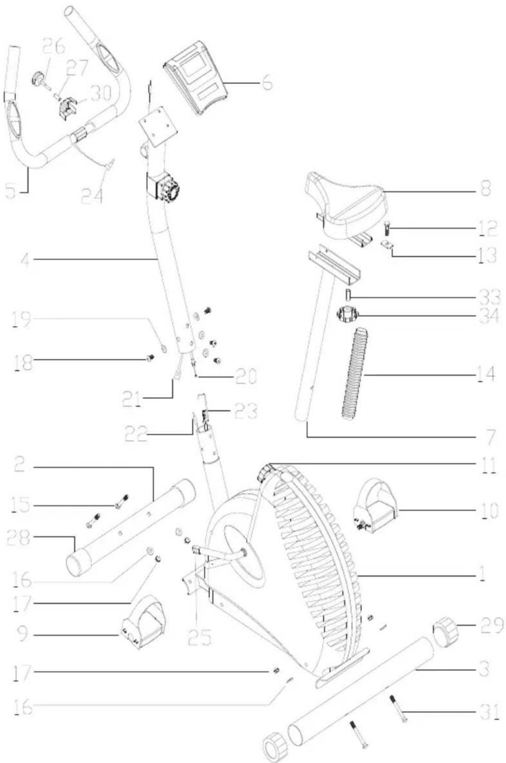 SportPlus SP-HT-2507-TS - ADVICE FOR THE ASSEMBLY - 1