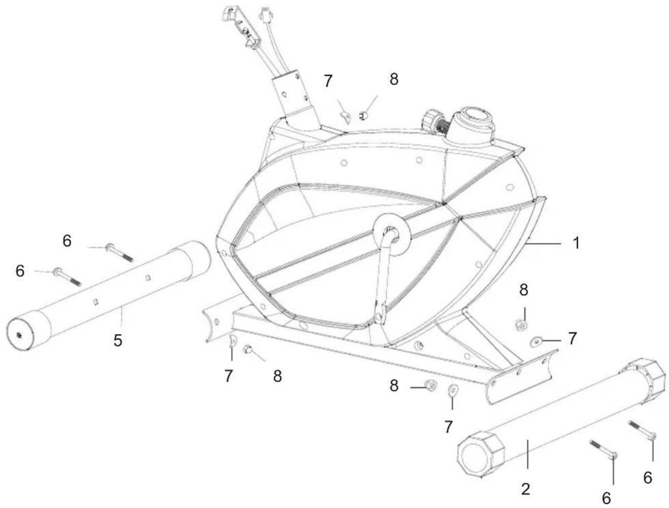 SportPlus SP-HT-2408 - SCHRITT 1: - 1