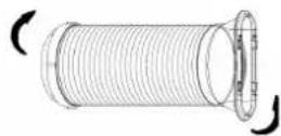 GORENJE KAM 26 N F1 PDH - Montaż węża odciągowego - 2