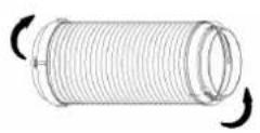 GORENJE KAM 26 N F1 PDH - Exhaust hose installation - 1