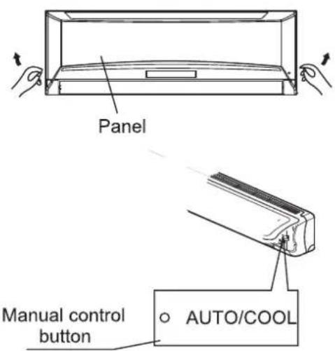 Panel Manual control button AUTO/COOL