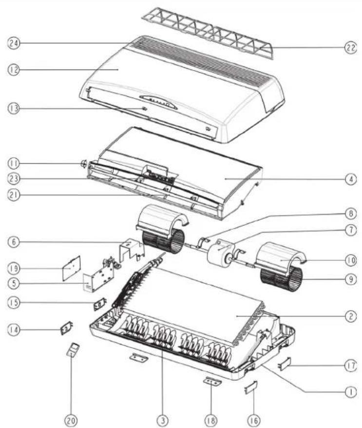 Acson A5CM 28 ER - EXPLODED VIEW & PARTS LIST - 1
