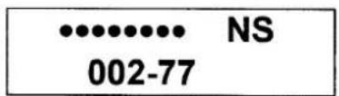 NS 002-77