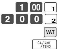 CASIO TE-7000S - BEDIENUNG KASSENBON - 1