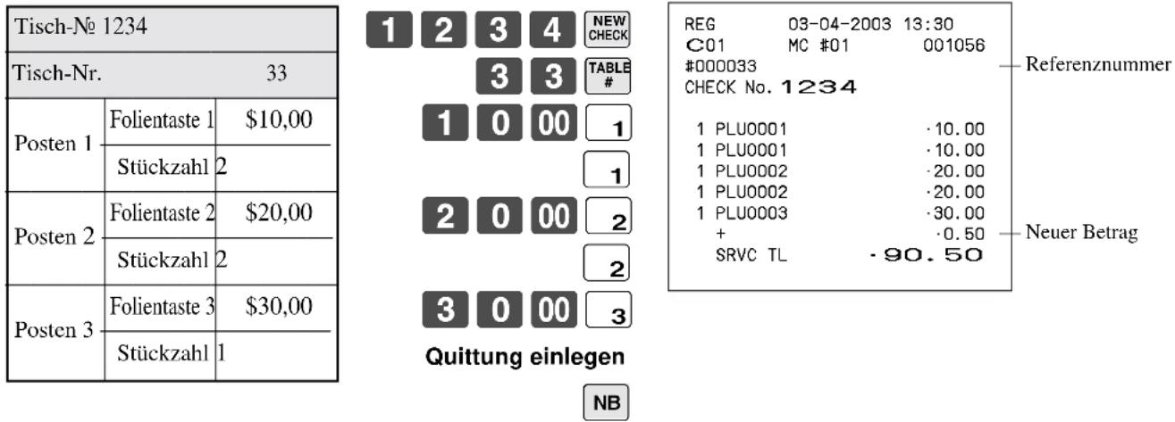 CASIO TE-7000S - Beispiel - 1
