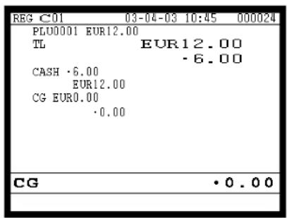 PLU0001 EUR12.00 TL EUR12.00 ·6.00 CASH ·6.00 EUR12.00 CG EUR0.00 ·0.00 CG ·0.00