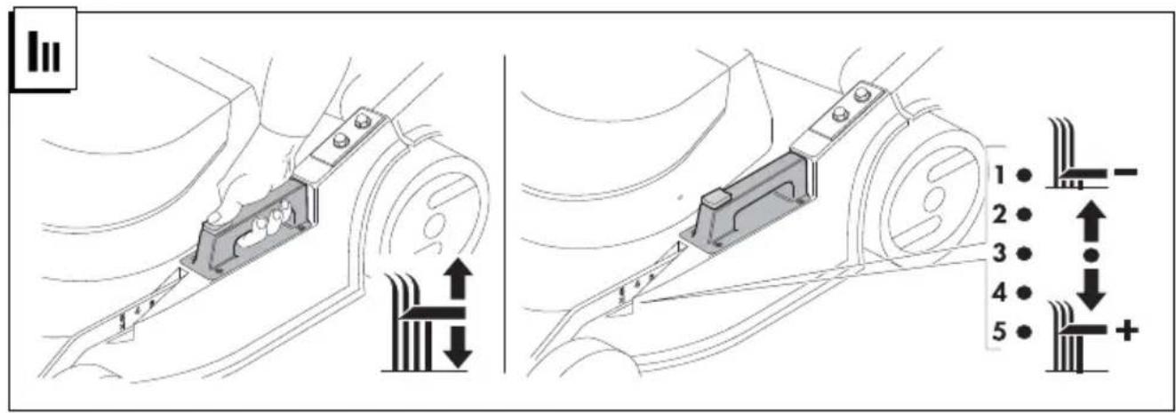 Technical diagram showing mechanical assembly steps with numbered components and directional arrows indicating movement or force.