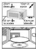 SAMSUNG CE1185GW - Instalarea cuptorului cu microunde - 1