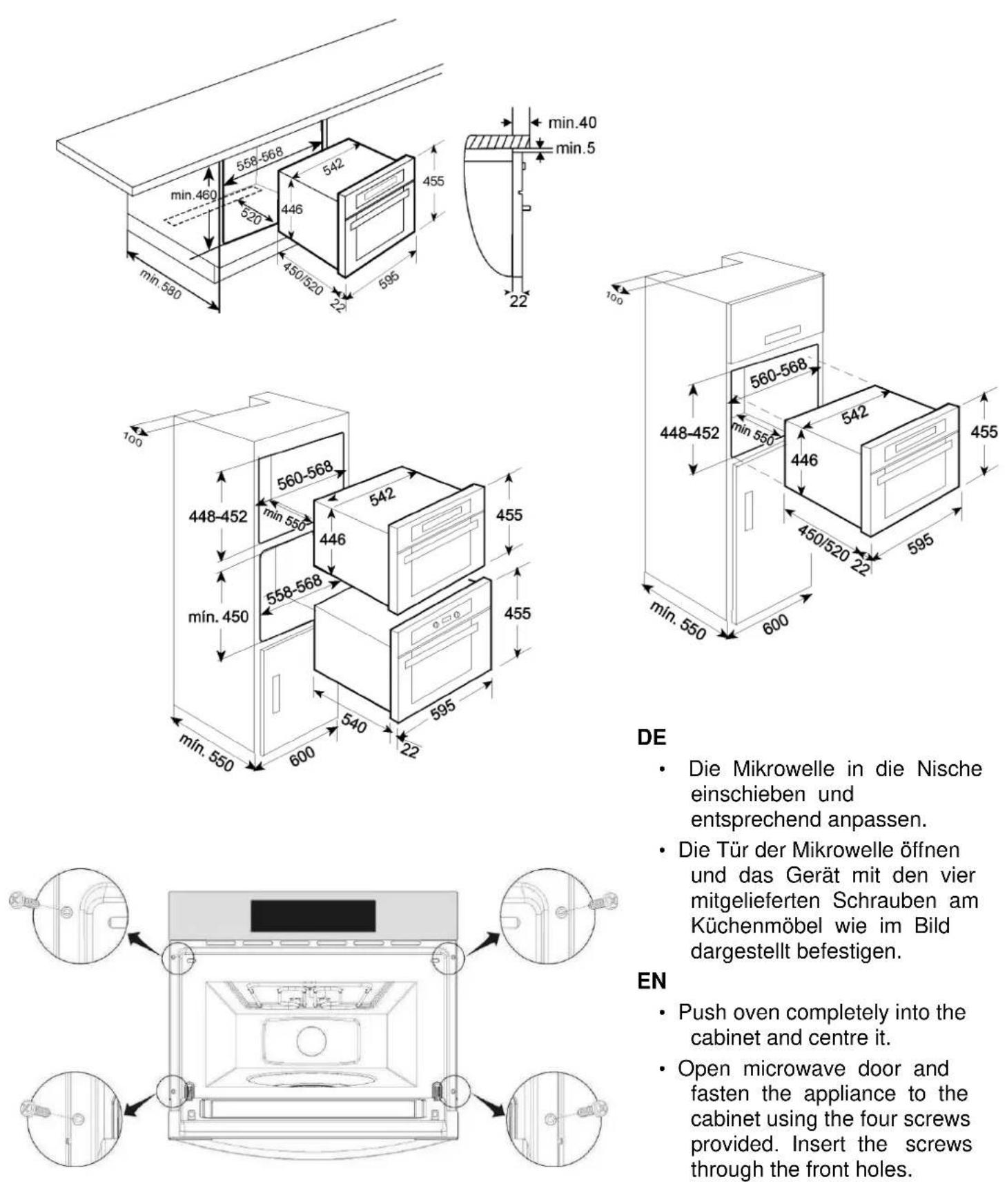AMICA ACMT38BI - Specifications - 1