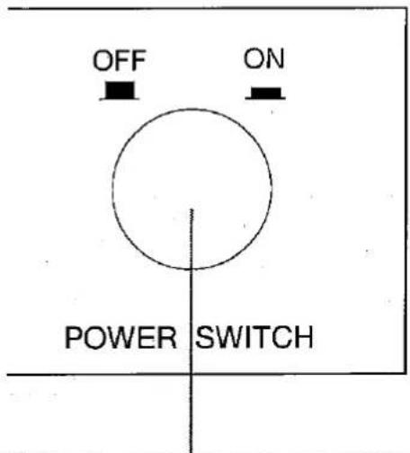OFF ON POWER SWITCH