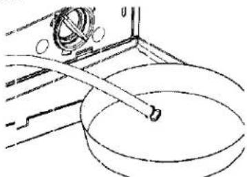 Elba EWF 8121 A - Draining any remaining water and cleaning the pump filter - 2