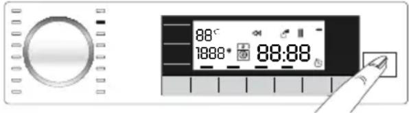 SMEG WHT1114LSUK - Switching the machine to pause mode: - 1