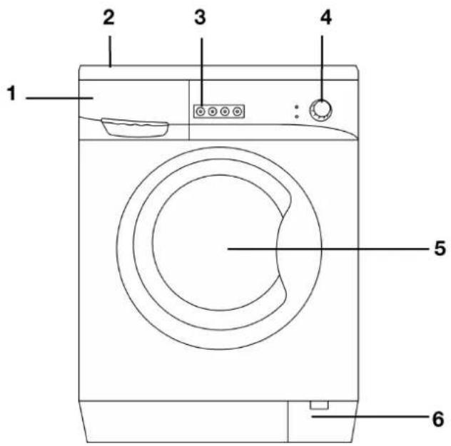 BUSH F721QW - Please familiarise yourself with the parts and accessories listed below - 1